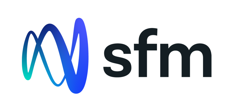 the logo for sfm radio