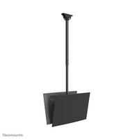 Neomounts Dual monitor/TV mount ceiling 23-43" h 106-156cm, Black