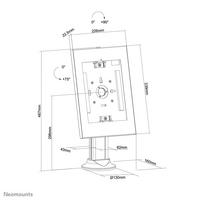 Neomounts Tablet stand desk 9.7 11"  lockable