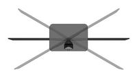 Neomounts TV stand 23-43"- swivel Black 