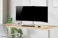Neomounts NEXT One Monitor arm 17-49" gas spring - Topfix - 180-stop White