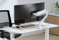 Neomounts NEXT One Monitor arm 17-49" gas spring - Topfix - 180-stop White