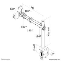 Neomounts Monitor arm 10-30"
