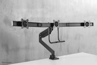 Neomounts Monitor arm 17-27"  gas spring  Topfix  180stop