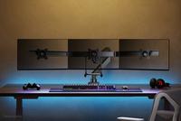 Neomounts Monitor arm 17-27"  gas spring  Topfix  180stop