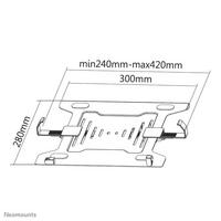 Neomounts Laptop holder 10-15"  VESA  universal