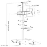 Neomounts TV trolley 37-70"  rotatable