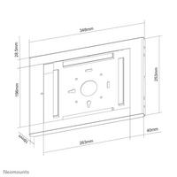 Neomounts Tablet wall mount 12.9" lockable