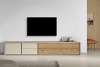 Neomounts LEVEL-550 TV mount wall 24-65" tiltable, easy install, Black