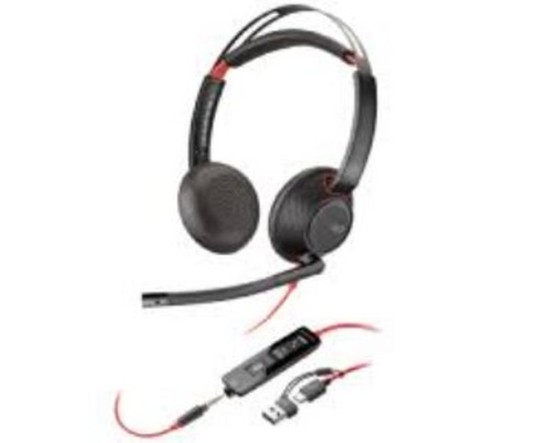 Poly EncorePro HW720 Binaural Headset +Carry Case-EURO