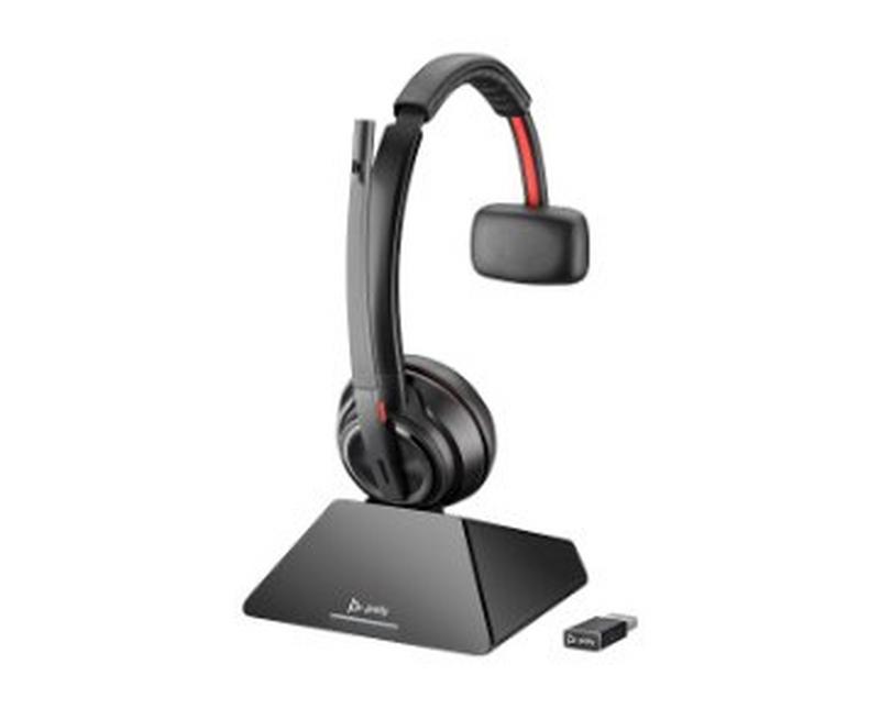 Poly Savi 8210 Monaural DECT 1880-1900 MHz Top +Charging Cradle-EURO