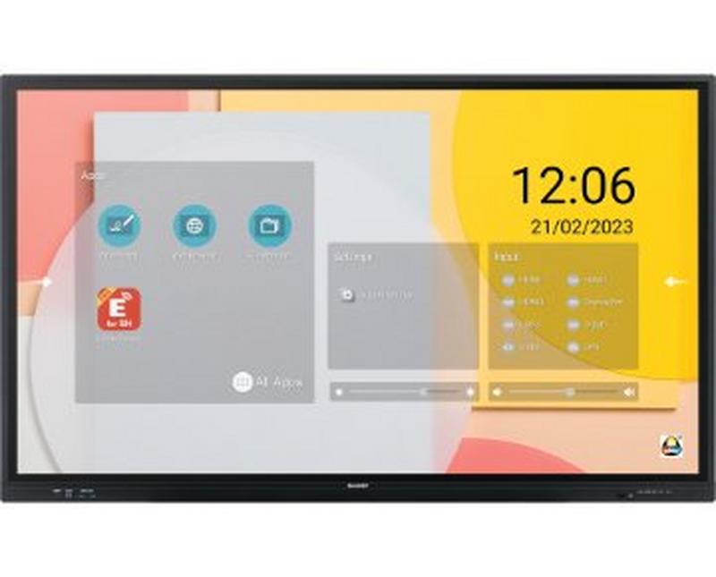 Sharp PN-LC752 75" LC-Series Interactive Display, UHD