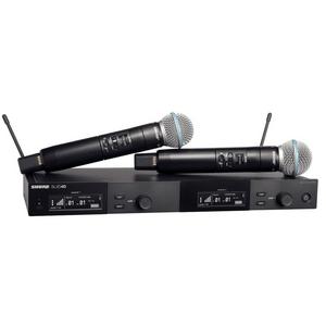 SHURE SLXD24DE/B58-H56 SLX-D Dual Handsender Beta58A