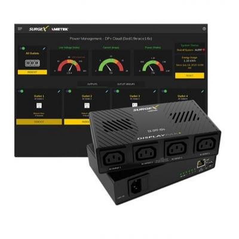 SurgeX SX-DPP-104i, DisplayPak+ 10 Amp, IEC C13 x 4
