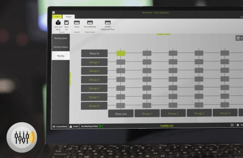 Televic CoCon Audio Routing