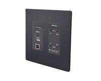 Visionary Wall Plate Encoder Black IP Encoder, HDMI, Audio, USB 2.0