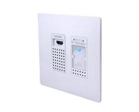 Visionary Wall Plate Encoder BT White IP Encoder, HDMI, Bluetooth Audio