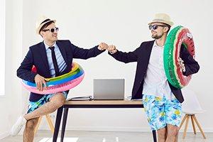 25 days annual leave increasing to 28 days after three years’ service Plus Public Holidays