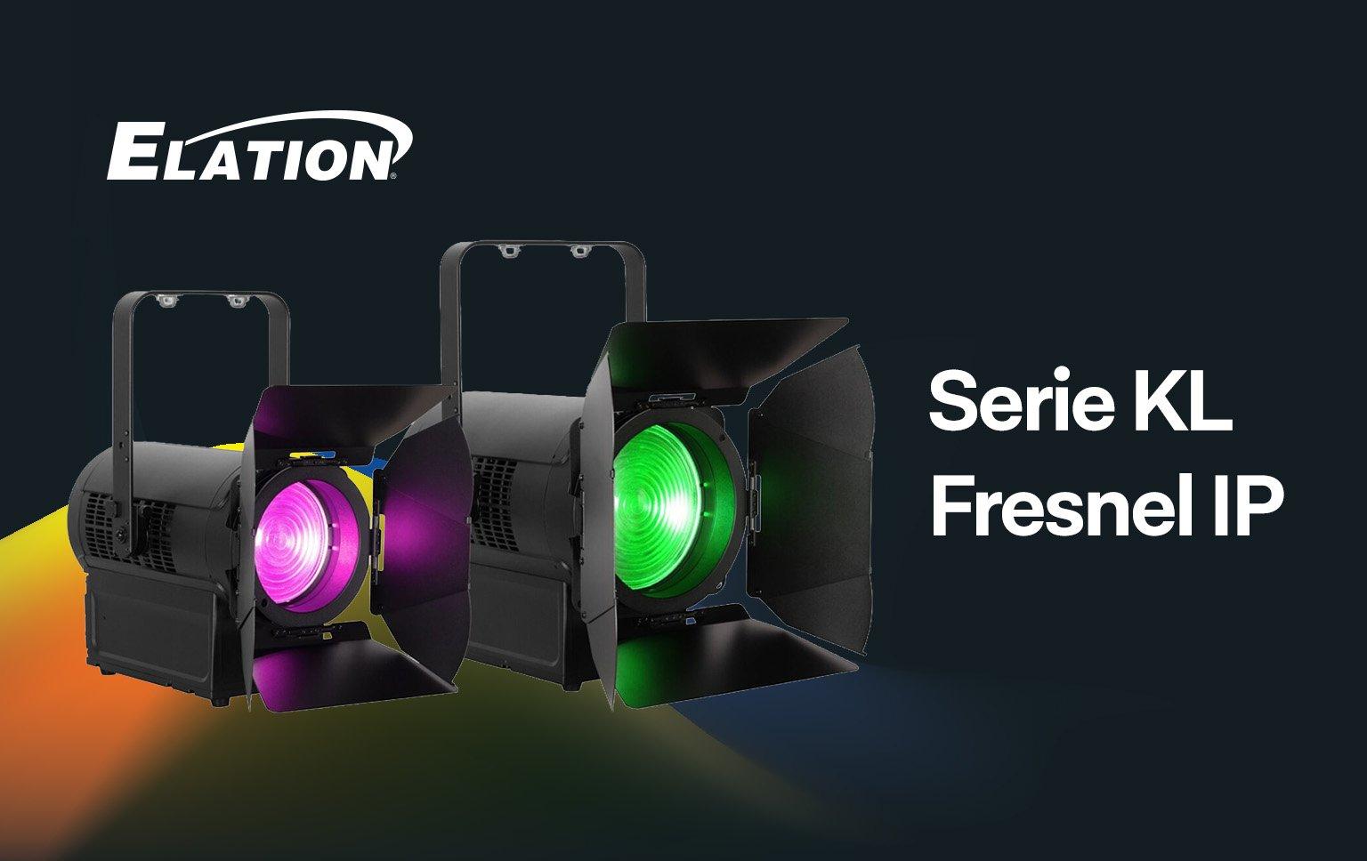 Elation amplia la serie KL FRESNEL IP