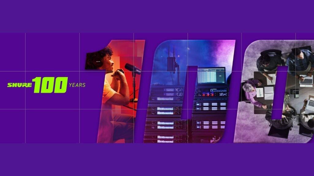 Shure festeggia 100 anni di innovazione audio