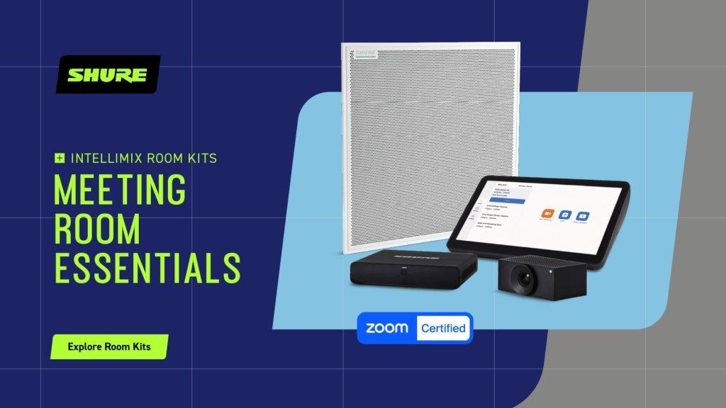 Shure lancia IntelliMix™ Room Kit per Zoom