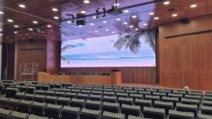 Università di Verona. Un LED wall scorrevole trasforma l’Aula Magna del Polo Zanotto