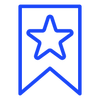 a blue star icon on a white background a blue star icon on a white background