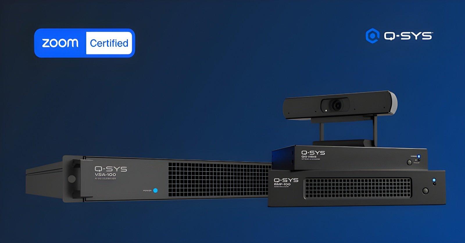 Q-SYS™ RoomSuite, NC-90-G2 & VisionSuite VSA-100 Now Certified ProAV Devices for Zoom Rooms®