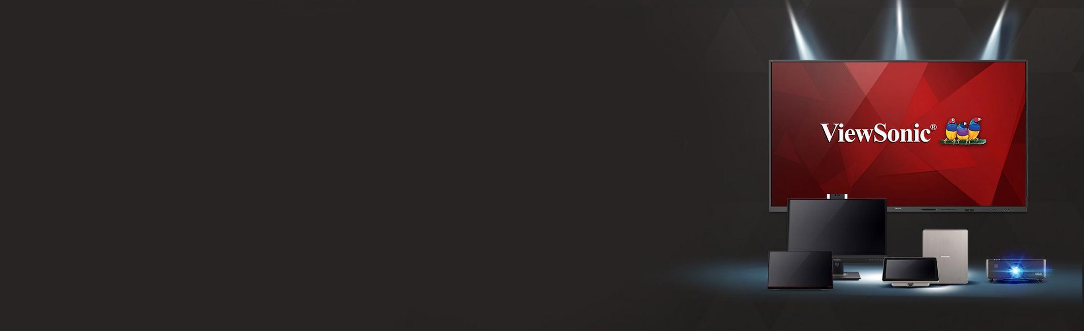 ViewSonic Imagery Dark Background Banner
