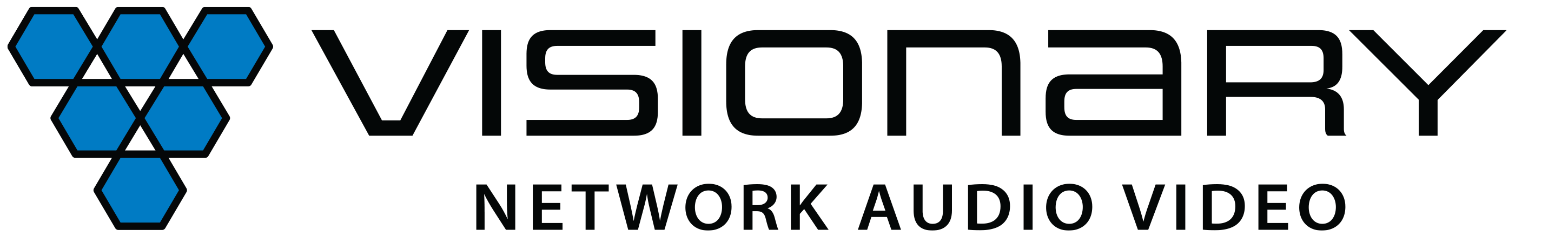 a logo for the vistory network