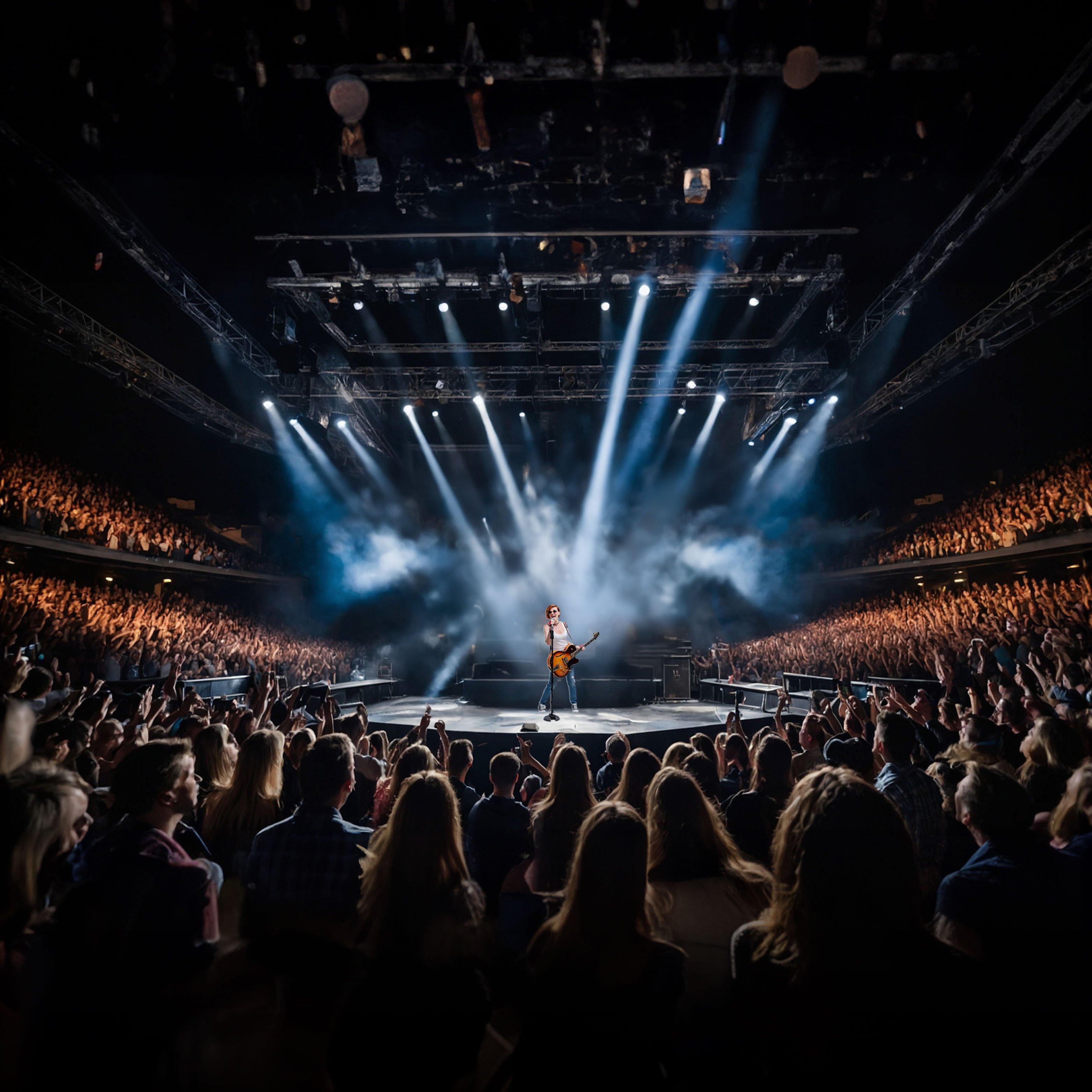 concert with lights