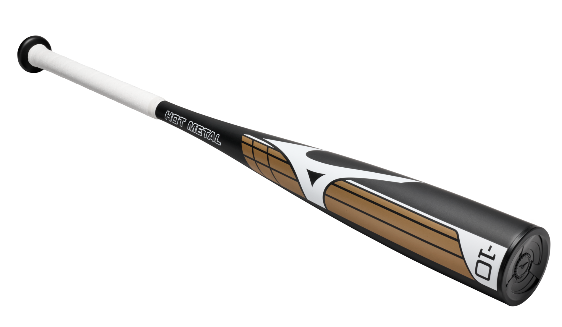 HOT METAL - Big Barrel Youth USSSA Baseball Bat (-10), Black/Gold