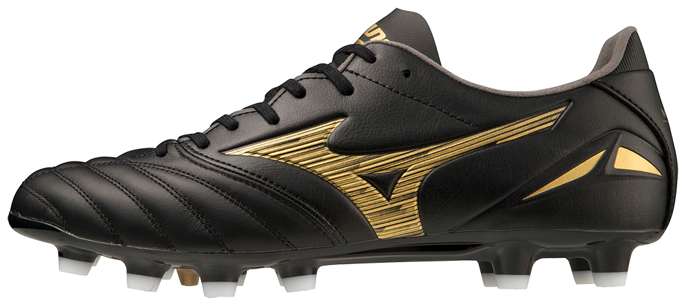 Mizuno Morelia サッカーシューズ ブラック/ゴールド Morelia Neo IV Pro FG Firm Ground KL Soccer Cleat, Black/Gold