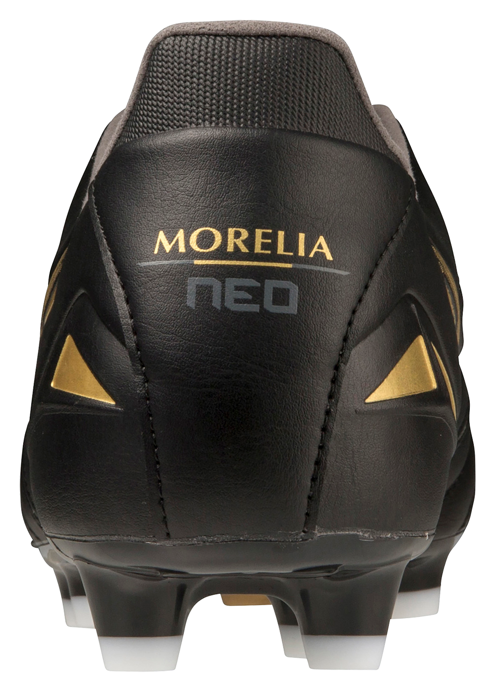 Morelia Neo IV Pro FG Firm Ground KL Soccer Cleat, Black/Gold