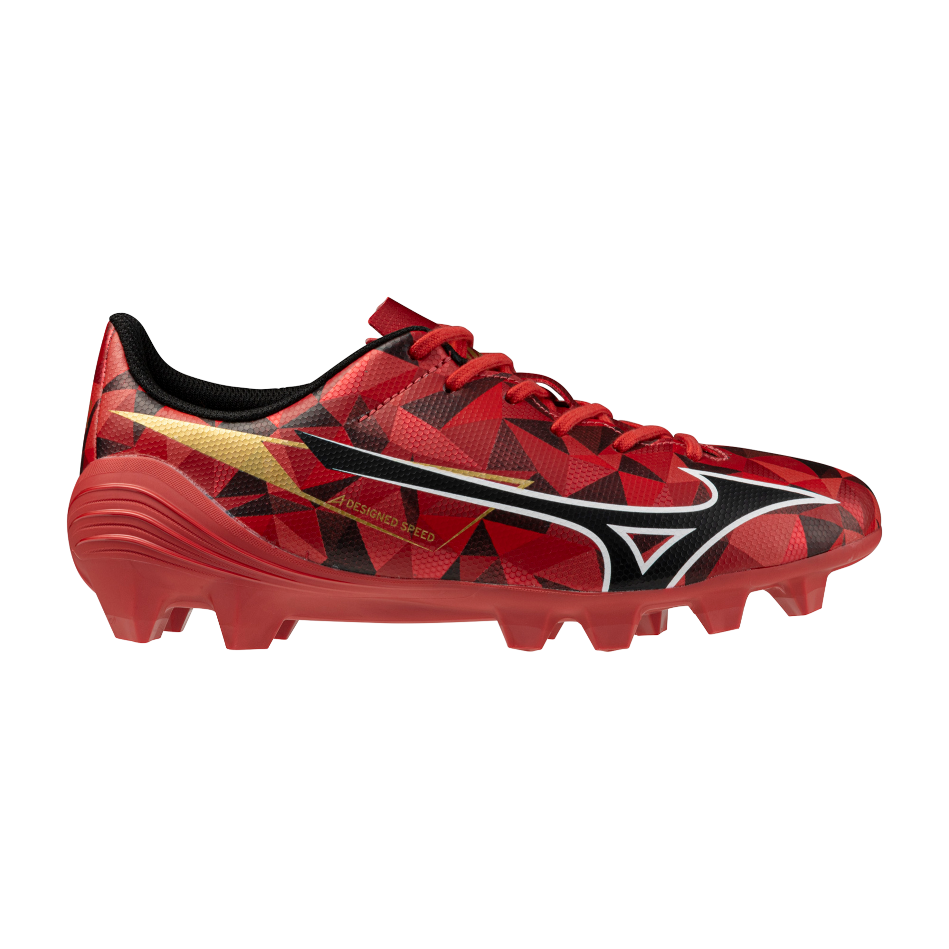 Mizuno Alpha II Select Junior FG Firm Ground Soccer Cleat, Red