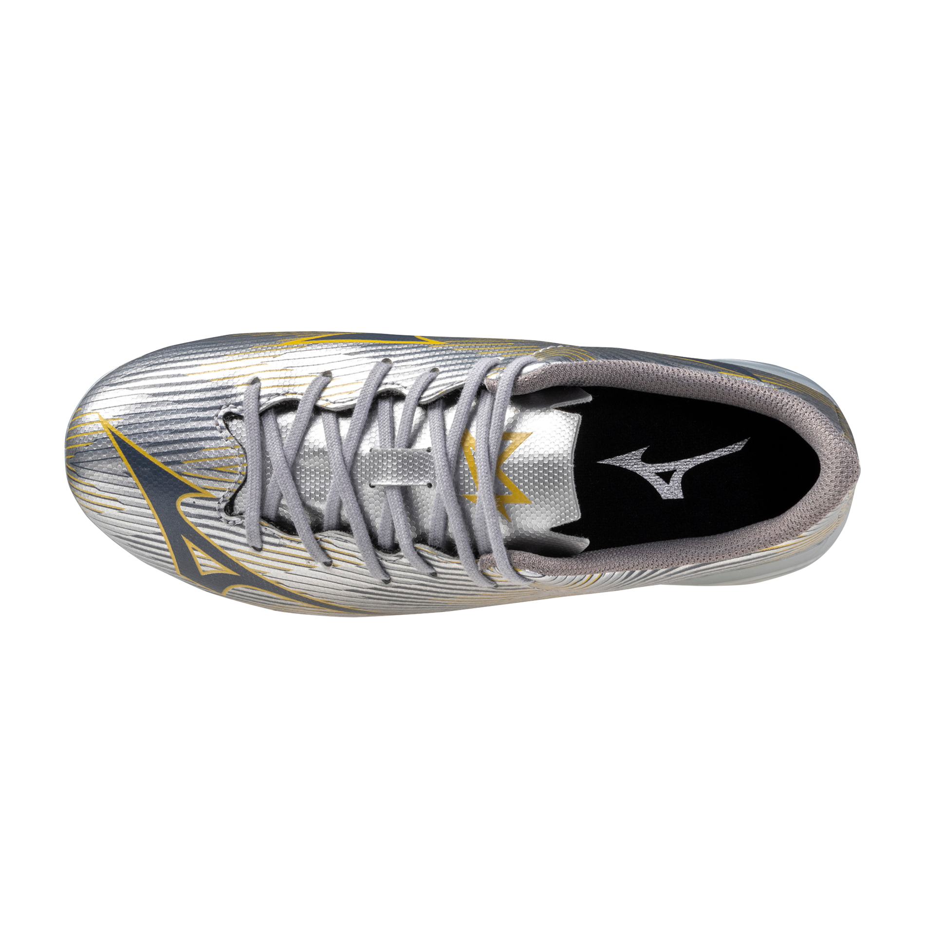 Mizuno Alpha II Select Junior FG Firm Ground Soccer Cleat, Silver
