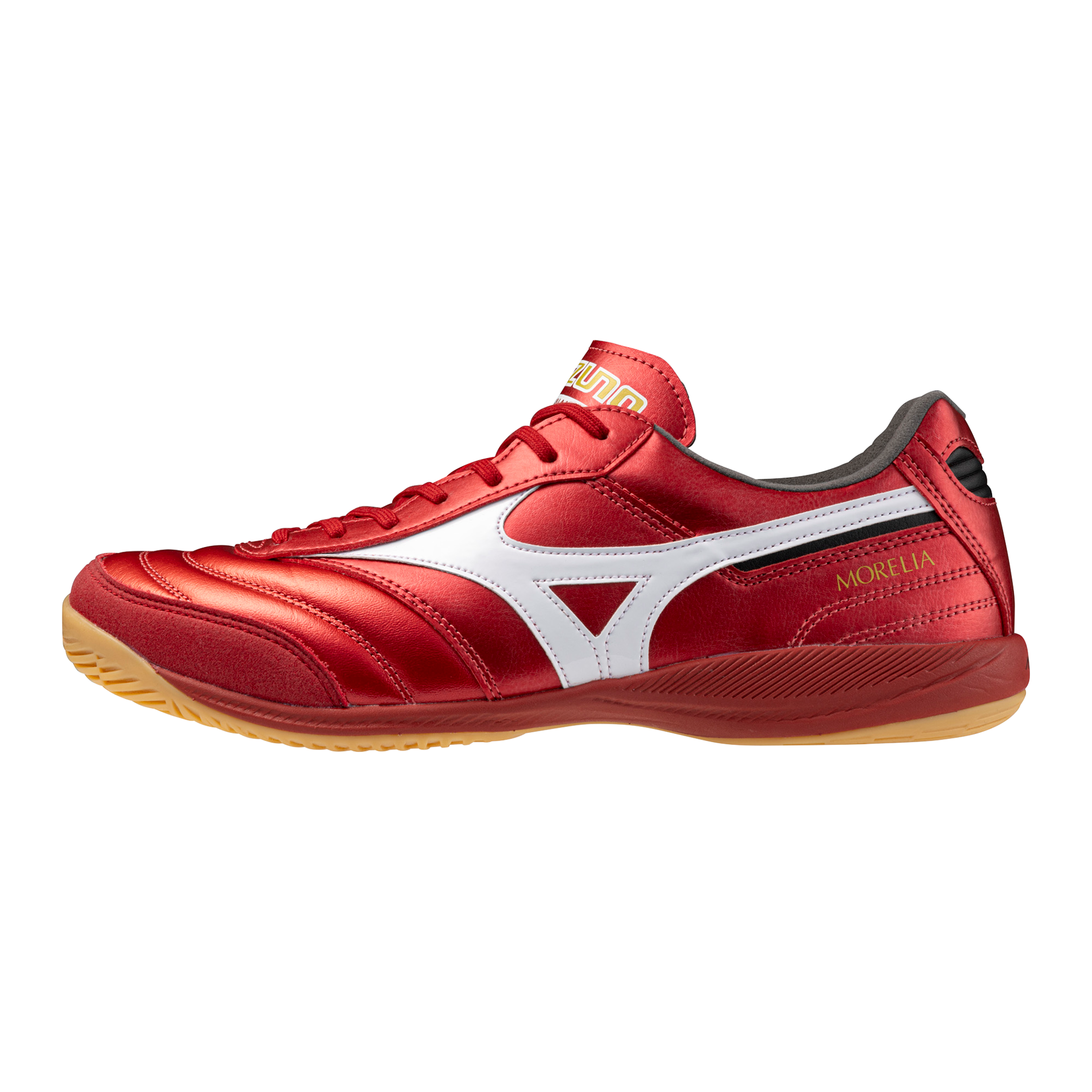 Morelia Sala Elite Indoor Soccer Shoe, Red/White - Mizuno USA
