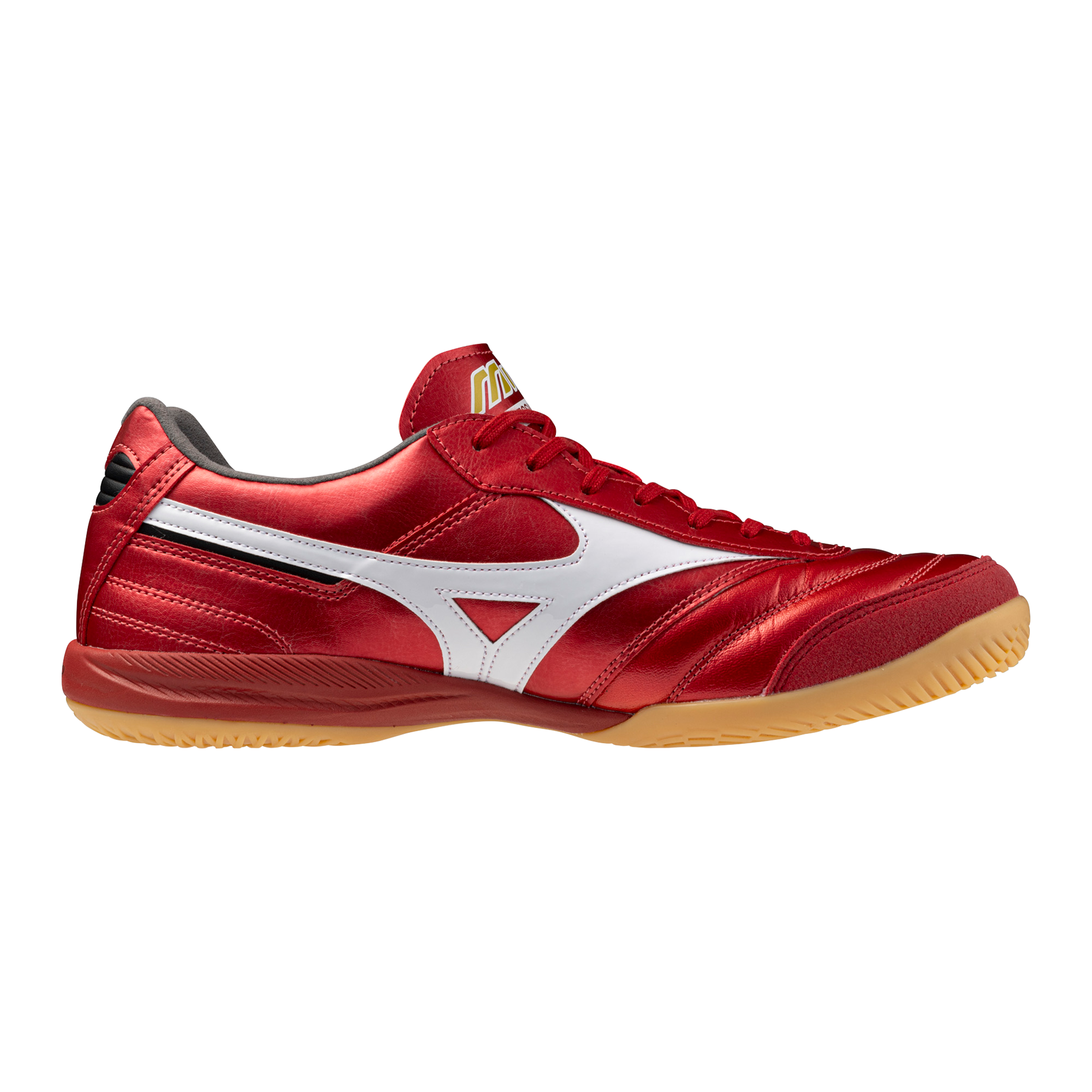 Morelia Sala Elite Indoor Soccer Shoe, Red/White - Mizuno USA