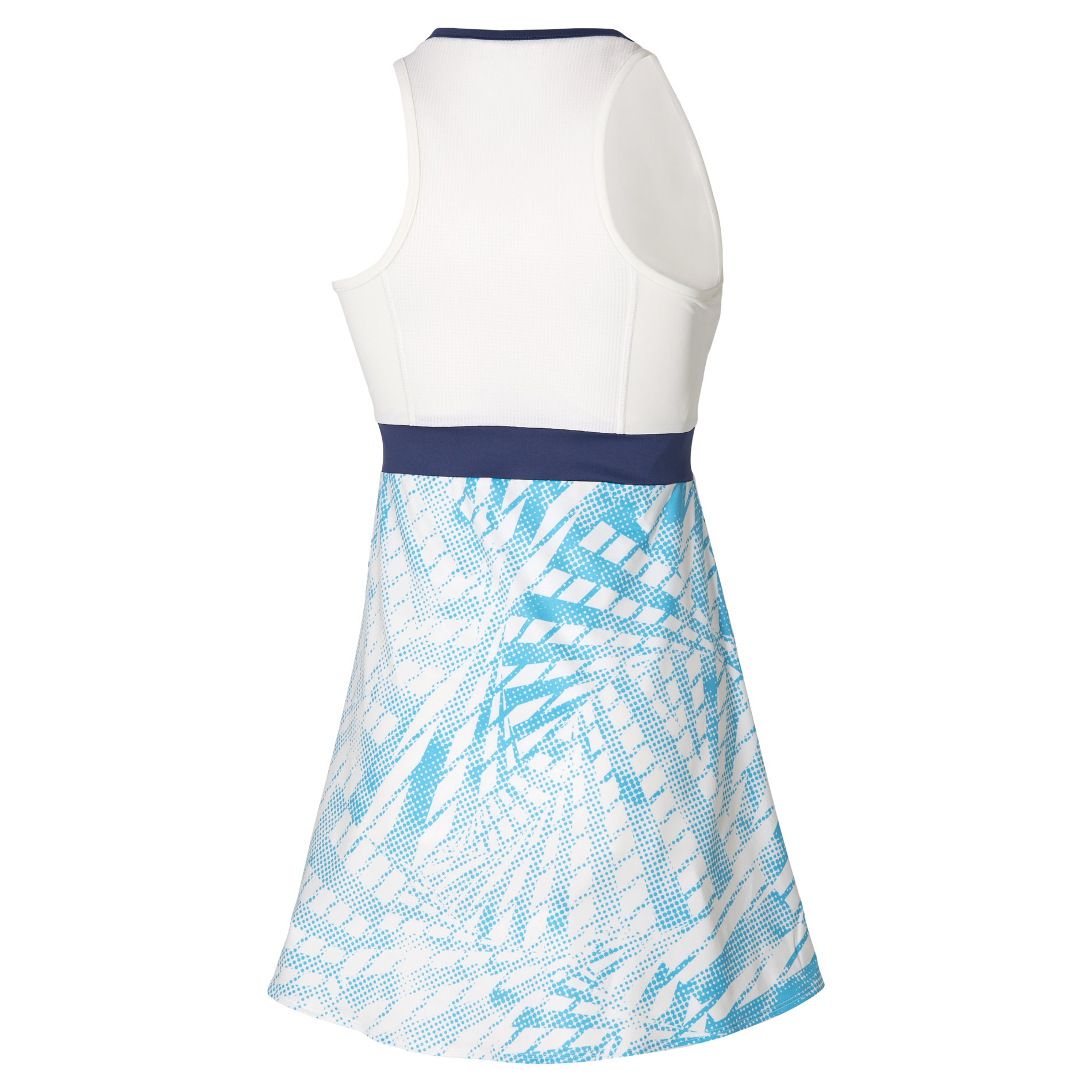 blue flower white dress Cristaseya Tennis Dress Striped Light Blue Linen – Neighbour
