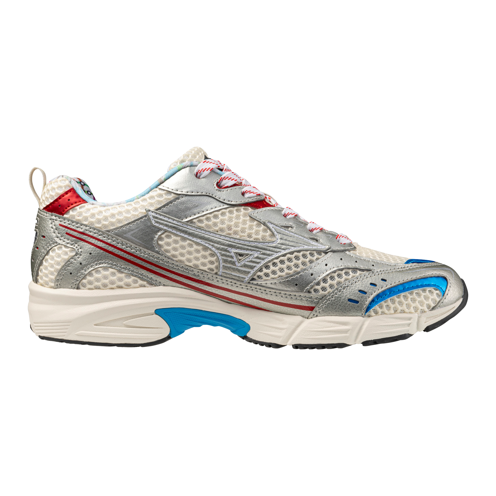 MXR Sportstyle Sneaker, Pristine/High Risk Red - Mizuno USA