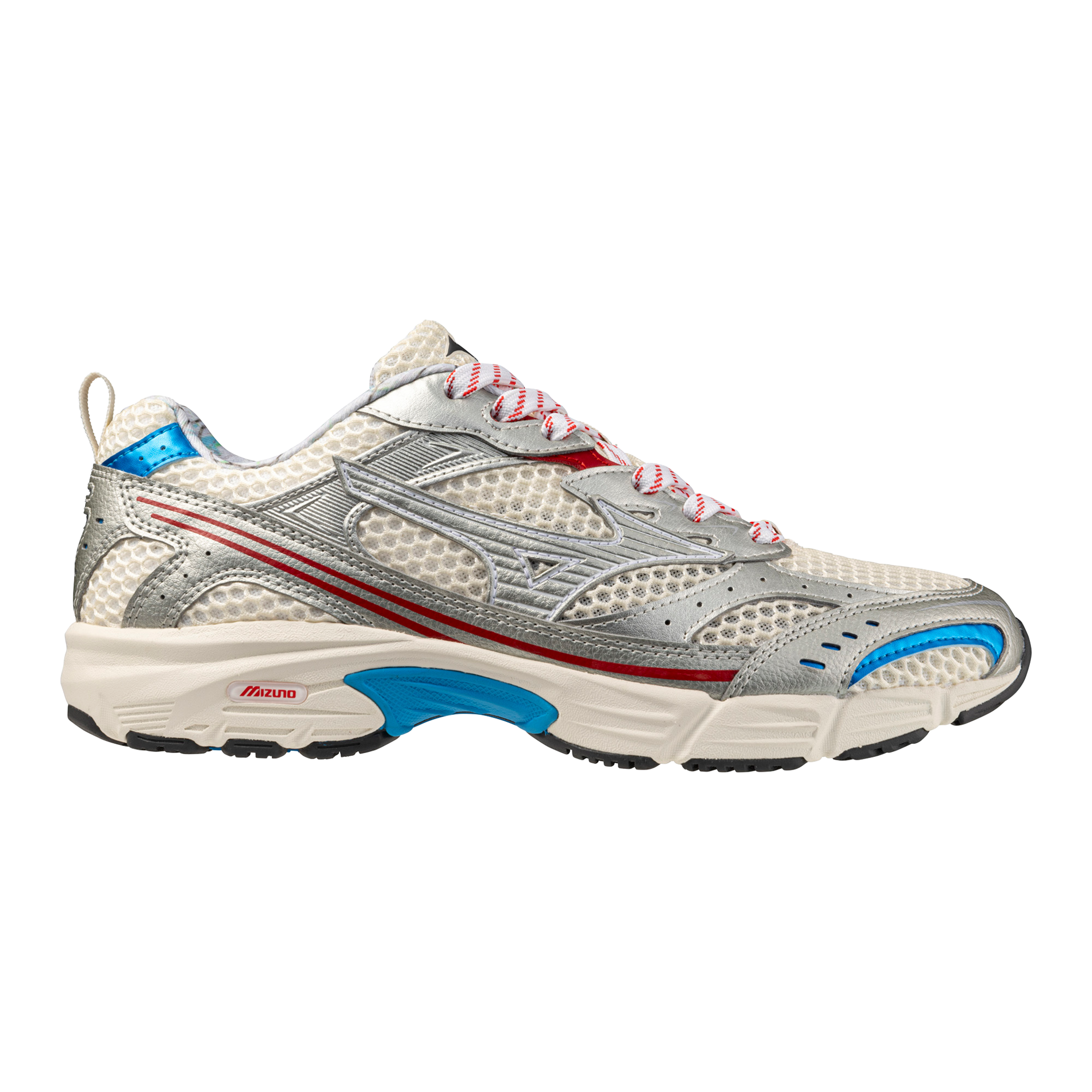 MXR Sportstyle Sneaker, Pristine/High Risk Red - Mizuno USA