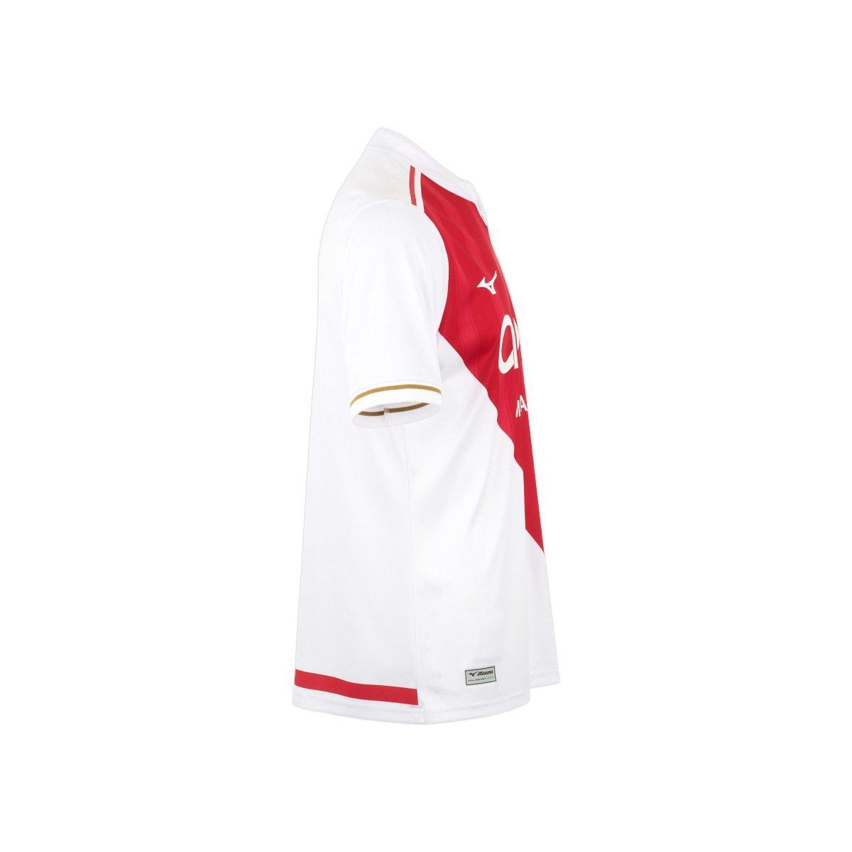 Men's AS Monaco Replica Home Jersey, 25/26 - Mizuno USA