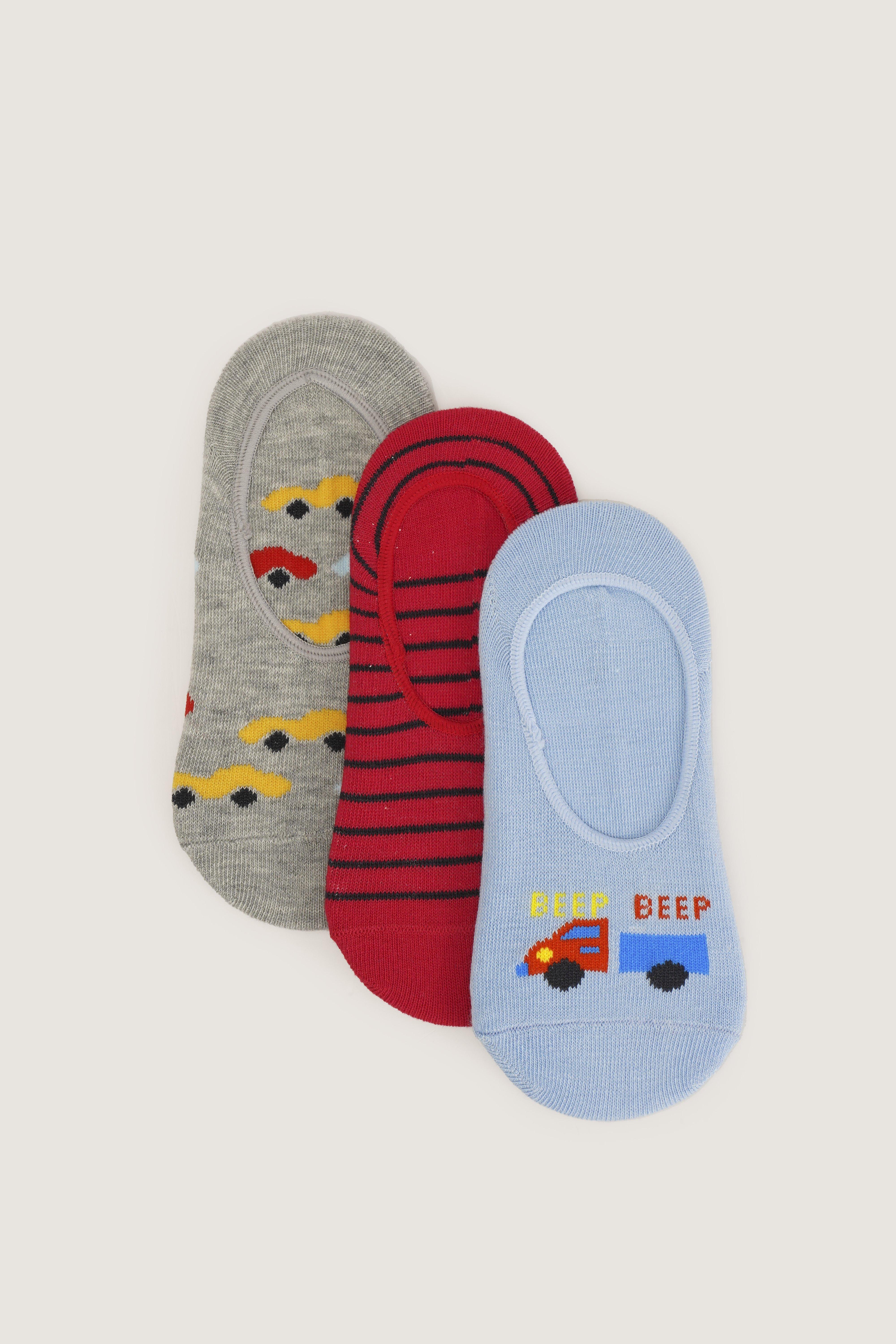 3 Pack Hidden Socks