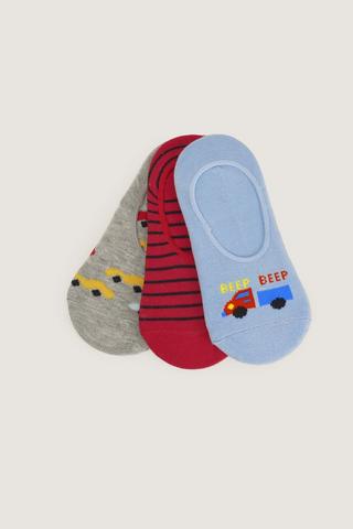 3 Pack Hidden Socks