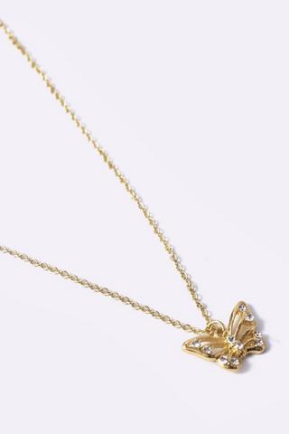 Gold Plated Necklace And Bracelet Set