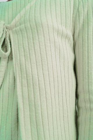 Front Tie Cardigan
