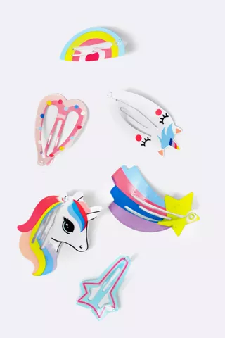6 Pack Hair Clips