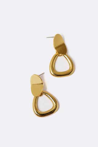 Gold Plated Drop Earrings