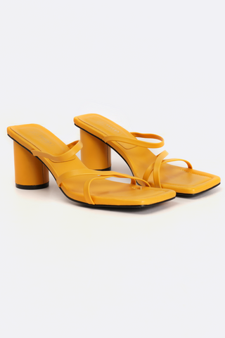 Strappy Block Heel