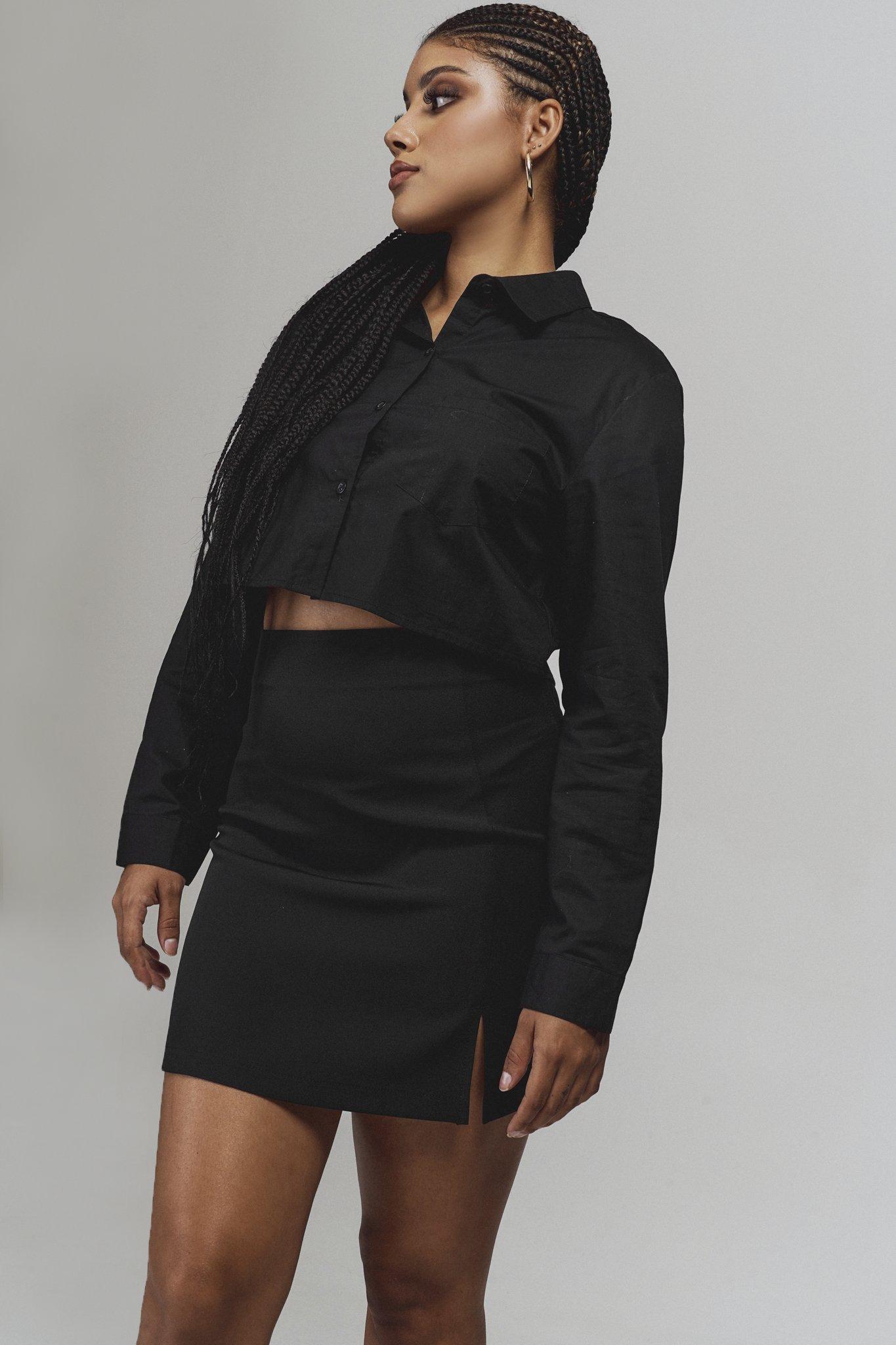 Black leather hotsell skirt mr price